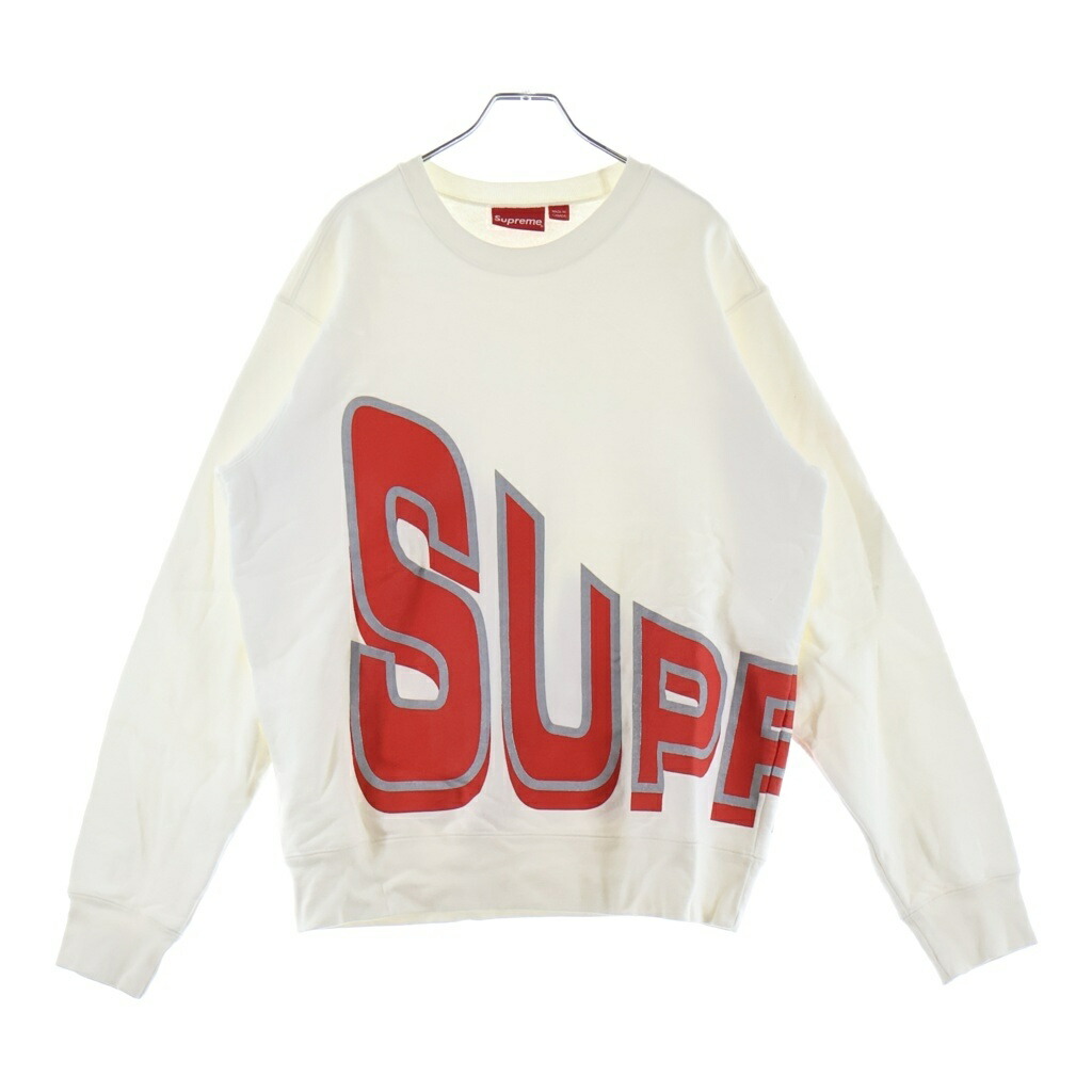 SUPREME(シュプリーム) サイズ:M 21AW Side Arc Crewneck アーチロゴ クルーネック 長袖スウェット トレーナー ホワイト【中古】【程度B】【カラーホワイト】【取扱店舗BRING横浜ビブレ店】|ブランド買取・販売 BRING