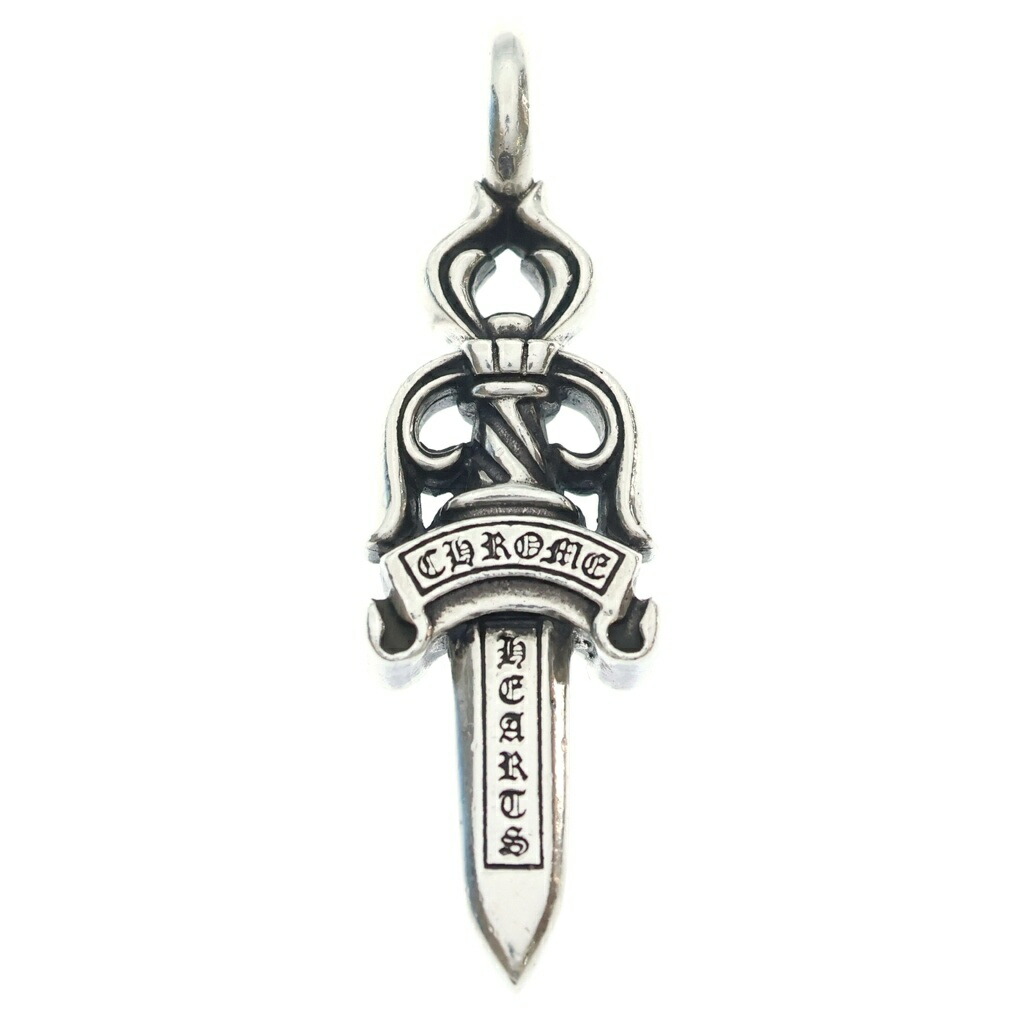 CHROME HEARTS(クロムハーツ) DOUBLE DAGGER ダブルダガーペンダントトップ シルバー BCA251【中古】【程度B】【カラーシルバー】【取扱店舗OneStyle新宿店】|ブランド買取・販売 BRING