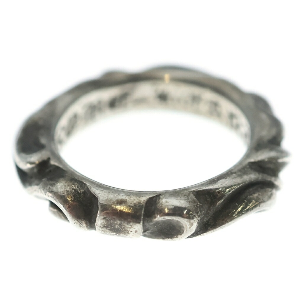 CHROME HEARTS(クロムハーツ) サイズ:3号 SCRL BAND スクロールバンド リング シルバー BCA351【中古】【程度B】【カラーシルバー】【取扱店舗BRING渋谷ANNEX店】｜ブランド買取・販売　BRING