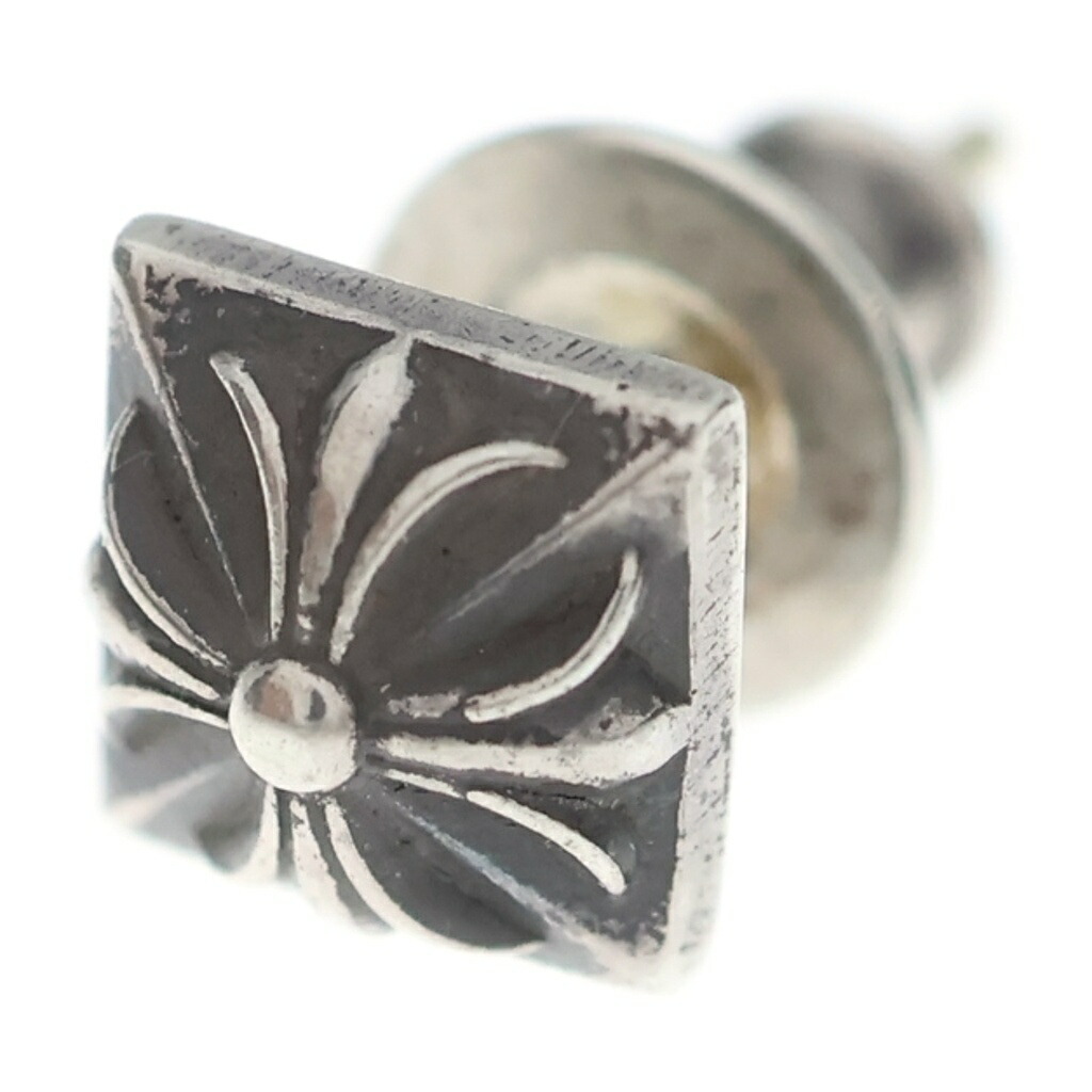 CHROME HEARTS(クロムハーツ) STUD PYRAMID PLS ピラミッドスタッド ピアス シルバー BCA113【中古】【程度B】【カラーシルバー】【取扱店舗BRING WASTE_NOT】|ブランド買取・販売 BRING