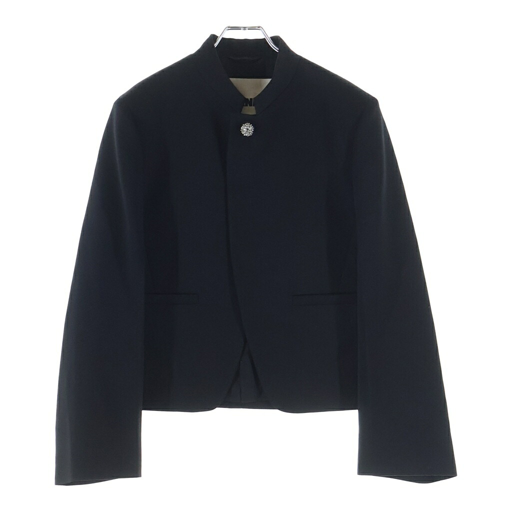 JIL SANDER(ジルサンダー) サイズ:32 Cropped Stand Collar Jacket J01BN0142 クロップド スタンドカラー ジャケット レディース ブラック【中古】【程度A】【カラーブラック】【取扱店舗BRING有楽町マルイ店】｜ブランド買取・販売　BRING