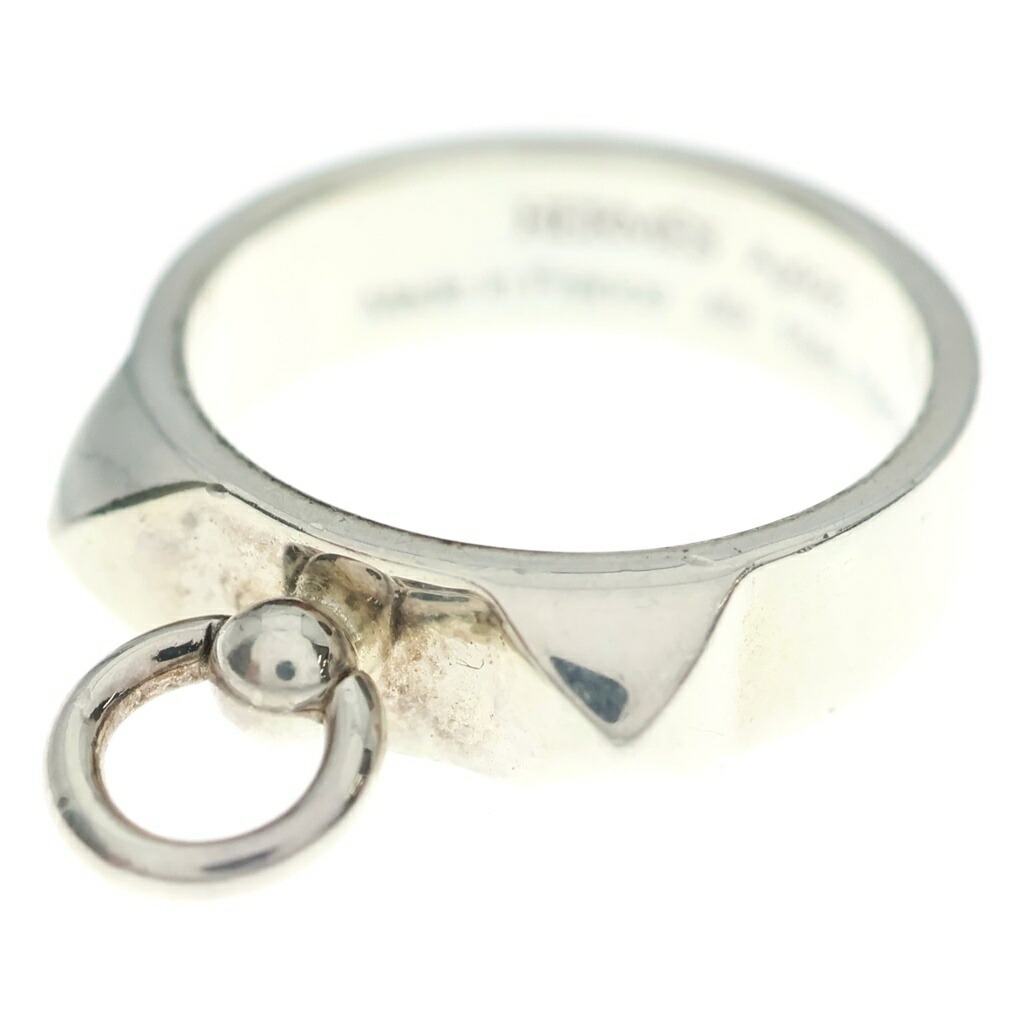 HERMES(エルメス) サイズ:49 Collier de Chien ring PM コリエドシアン リング シルバー【中古】【程度B】【カラーシルバー】【取扱店舗BRING福岡天神店】｜ブランド買取・販売　BRING