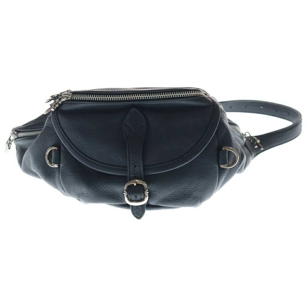 CHROME HEARTS(クロムハーツ) #1 SNAT PACK スナットパック ダガージップ ガンスリンガーベルト レザーウエストバッグ ブラック【中古】【程度B】【カラーブラック】【取扱店舗BRING福岡天神店】|ブランド買取・販売 BRING