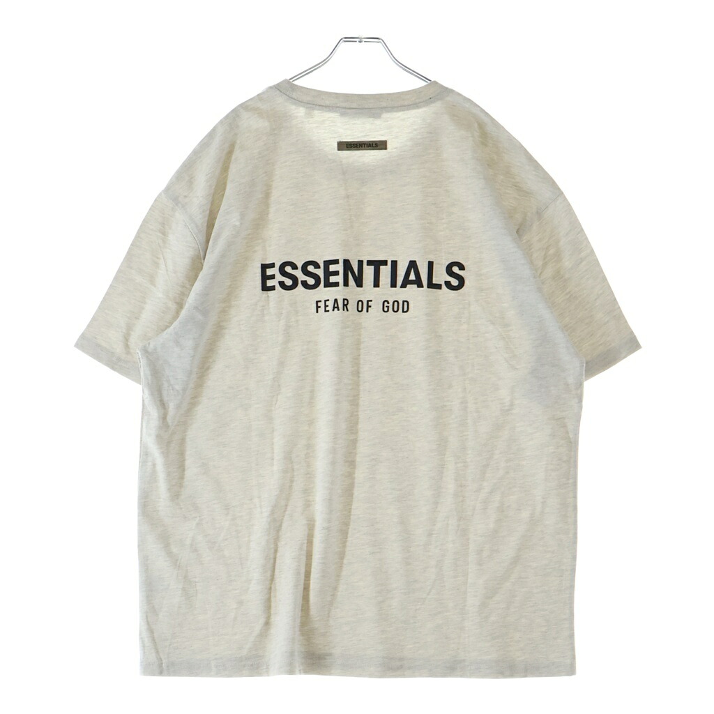 FEAR OF GOD ESSENTIALS(フィアオブゴッド エッセンシャルズ) サイズ:XL S/S T-SHIRT バックラバーロゴ 半袖Tシャツ グレージュ【新古品/中古】【程度S】【カラーベージュ】【取扱店舗BRING京都河原町店】｜ブランド買取・販売　BRING