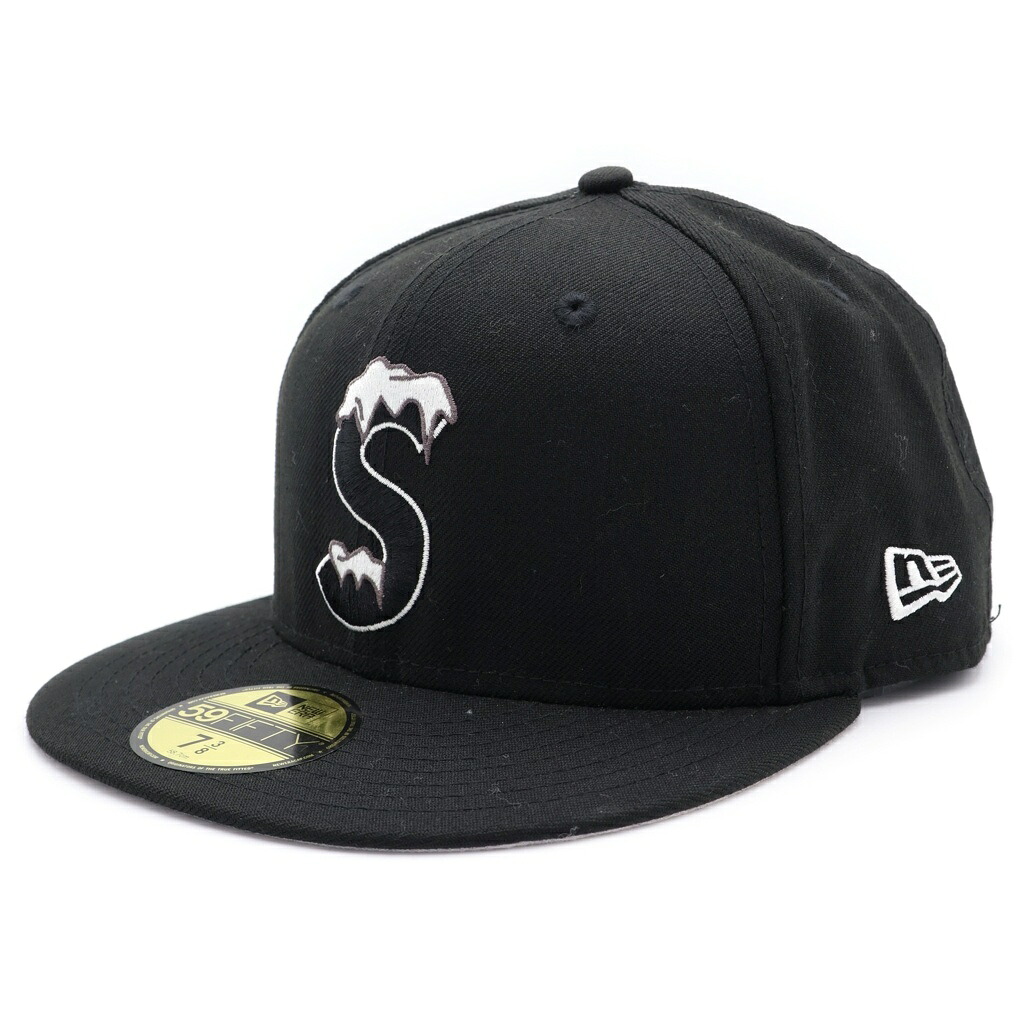 SUPREME(シュプリーム) サイズ:7 3/8 20AW ×NEW ERA Ice S Logo ニューエラ アイスSロゴ ベースボールキャップ 帽子 ブラック【中古】【程度A】【カラーブラック】【取扱店舗BRING仙台店】|ブランド買取・販売 BRING