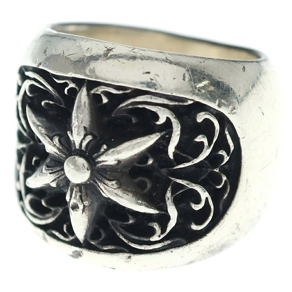 CHROME HEARTS(クロムハーツ) サイズ:21.0号 CLSSC OVAL STAR クラシックオーバルスター リング シルバー BCA341【中古】【程度B】【カラーシルバー】【取扱店舗BRING WASTE_NOT】|ブランド買取・販売 BRING