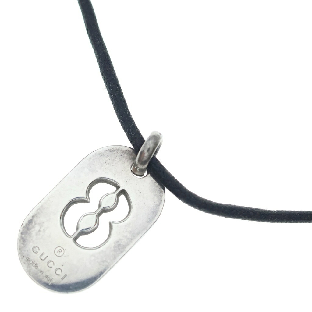 GUCCI(グッチ) No.8 カットアウト プレート ネックレス 925 シルバー【中古】【程度B】【カラーシルバー】【オンライン限定商品】|ブランド買取・販売 BRING