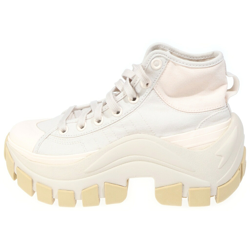 adidas(アディダス) サイズ:23.0cm Nizza HI XY22 GX9042 ニッツァ ハイカットスニーカー US5/23.0cm ベージュ レディース【新古品/中古】【程度S】【カラーベージュ】【オンライン限定商品】｜ブランド買取・販売　BRING
