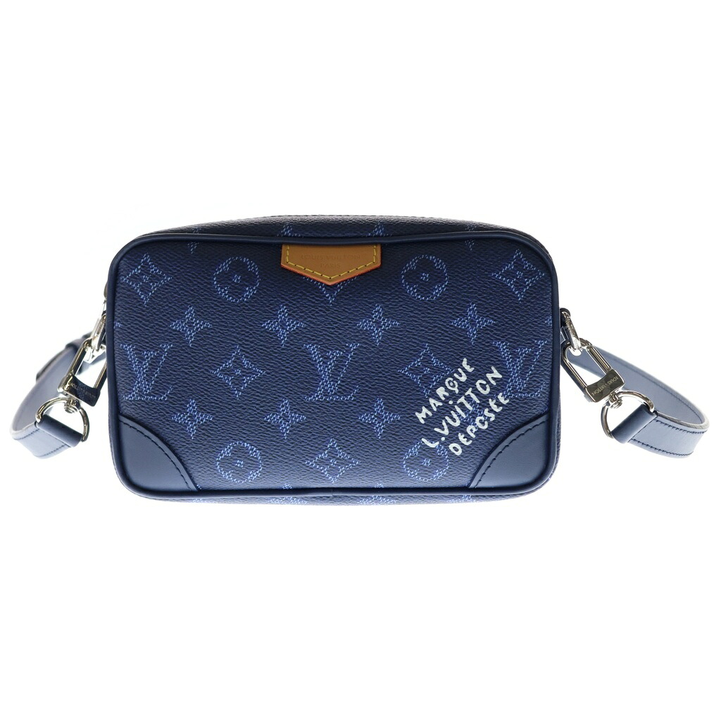 LOUIS VUITTON(ルイヴィトン) モノグラム ヘリテージ トロカデロ ウェアラブル ウォレット ショルダーバッグ ネイビー M26826 RFID【中古】【程度A】【カラーネイビー】【取扱店舗BRING:RED新宿東口店】|ブランド買取・販売 BRING