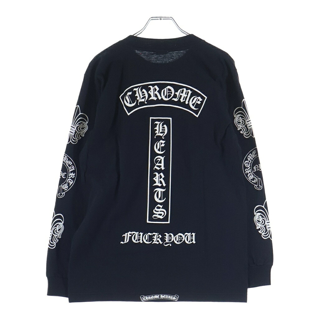 CHROME HEARTS(クロムハーツ) サイズ:S OLD オールド BSフレア Tバープリント長袖Tシャツカットソー【中古】【程度A】【カラーブラック】【取扱店舗OneStyle原宿店】｜ブランド買取・販売　BRING