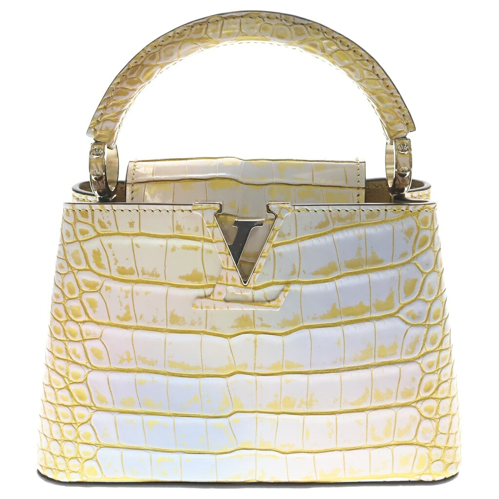 LOUIS VUITTON(ルイヴィトン) カプシーヌミニ 2WAYハンドバッグ ショルダーバッグ サハラゴールド クロコ ゴールド金具【中古】【程度A】【カラーゴールド】【取扱店舗BRING:RED新宿東口店】|ブランド買取・販売 BRING
