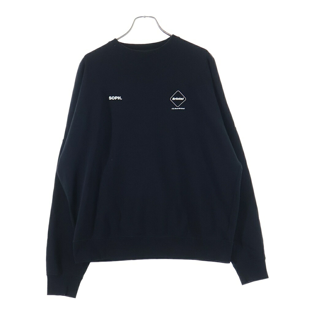 F.C.R.B./F.C.Real Bristol/FCRB(エフシーアールビー/エフシーレアルブリストル) サイズ:L BIG LOGO CREWNECK BAGGY SWEAT ロゴ スウェット ブラック FCRB-240079【中古】【程度A】【カラーブラック】【オンライン限定商品】|ブランド買取・販売 BRING