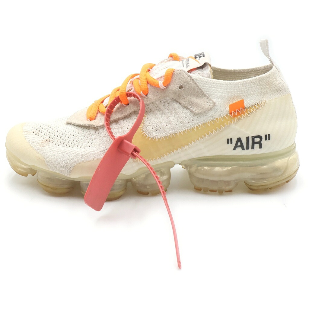 NIKE(ナイキ) サイズ:26.0cm ×OFF-WHITE AIR VAPORMAX AA3831-100 オフ ホワイト エアヴェイパーマックス ローカットスニーカー ホワイト US8/26cm【中古】【程度B】【カラーホワイト】【オンライン限定商品】|ブランド買取・販売 BRING