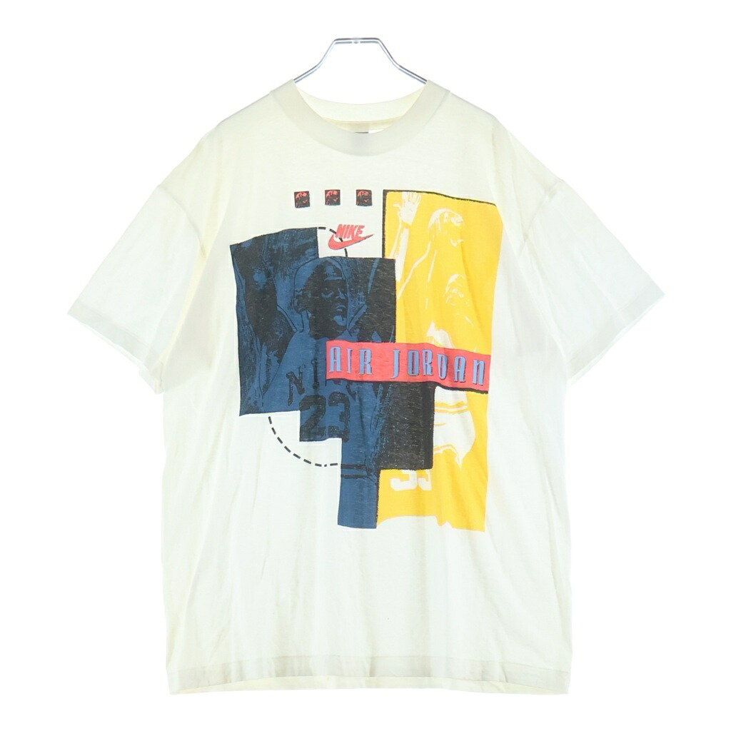 NIKE(ナイキ) サイズ:XL 90S VINTAGE ヴィンテージ 銀タグ マイケルジョーダン プリント 半袖カットソー Tシャツ マルチ VLA080【中古】【程度B】【カラーマルチカラー】【取扱店舗AWESOME高円寺店】｜ブランド買取・販売　BRING 9,352円