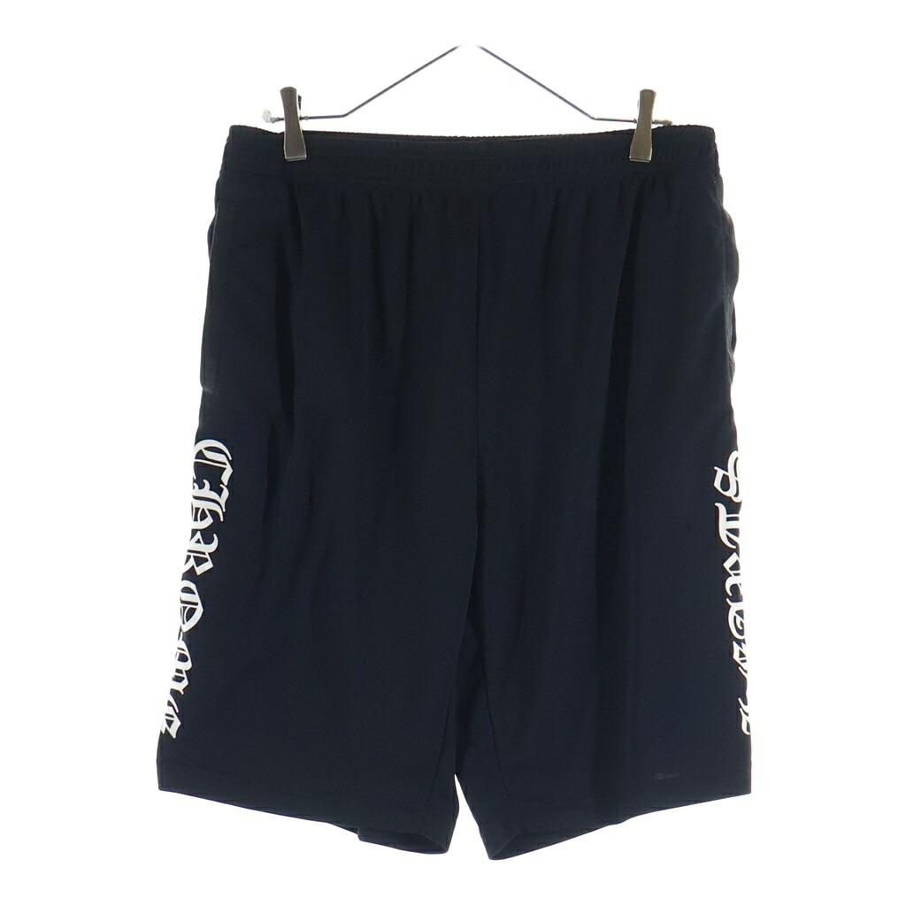 CHROME HEARTS(クロムハーツ) サイズ:XL TRACK サイドクロスボールボタントラックハーフパンツ ブラック【中古】【程度A】【カラーブラック】【取扱店舗AWESOME名古屋店】|ブランド買取・販売 BRING