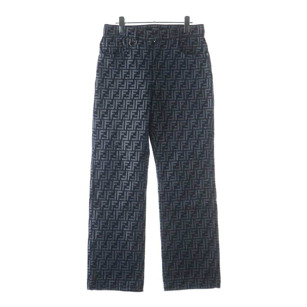 FENDI(フェンディ) サイズ:31 ズッカ コットンデニムパンツ インディゴ FLP302 AMZ3【中古】【程度B】【カラーブルー】【取扱店舗新宿】｜ブランド買取・販売　BRING