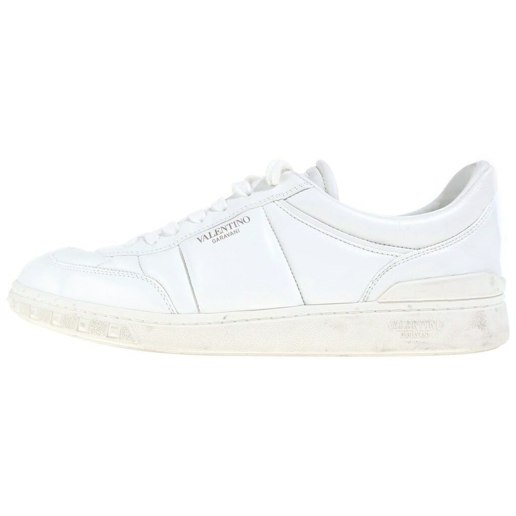 VALENTINO(ヴァレンティノ) サイズ:44 UP VILLAGE アップヴィレッジ カーフスキン ローカットスニーカー ホワイト【中古】【程度B】【カラーホワイト】【オンライン限定商品】｜ブランド買取・販売　BRING