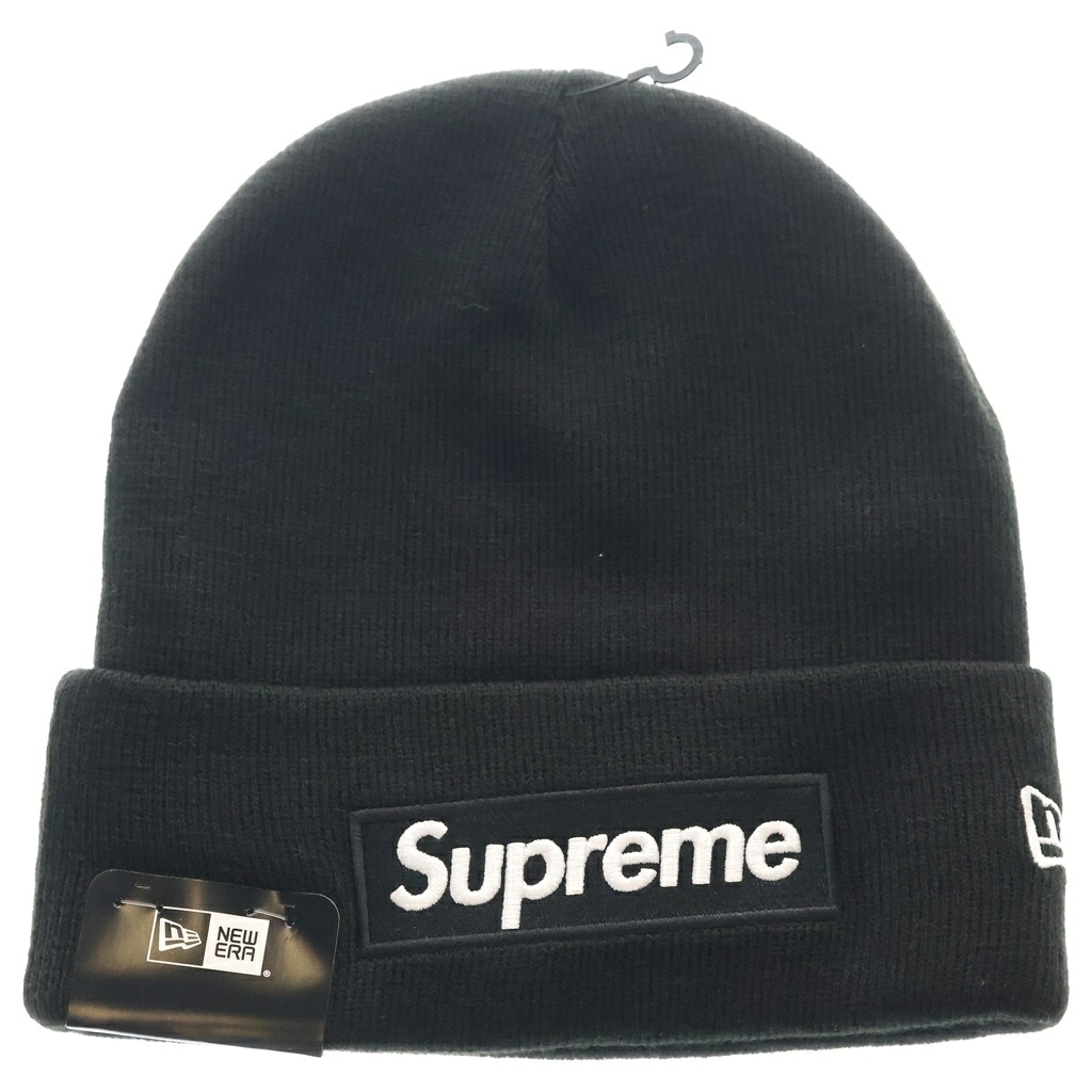 SUPREME(シュプリーム) 25AW xNEW ERA Box Logo Beanie ニューエラ ボックスロゴビーニー ニット帽 ブラック【新古品/中古】【程度S】【カラーブラック】【取扱店舗BRING THRIFT CLOSET あべの店】｜ブランド買取・販売　BRING