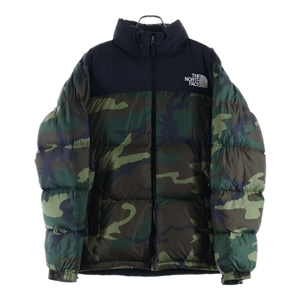THE NORTH FACE(ザノースフェイス) サイズ:XL NOVELTY NUPTSE JACKET ノベルティー ヌプシ ダウンジャケット カーキ ND91632【中古】【程度B】【カラーカーキ】【オンライン限定商品】｜ブランド買取・販売　BRING