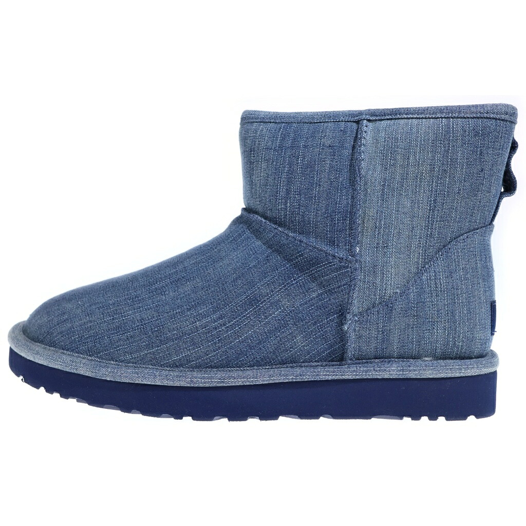 UGG(アグ) サイズ:27.0cm M CLASSIC MINI WASHED DENIM クラシックミニ ウォッシュドデニム ムートンブーツ インディゴ US9/27cm 1011737【新古品/中古】【程度S】【カラーブルー】【オンライン限定商品】｜ブランド買取・販売　BRING