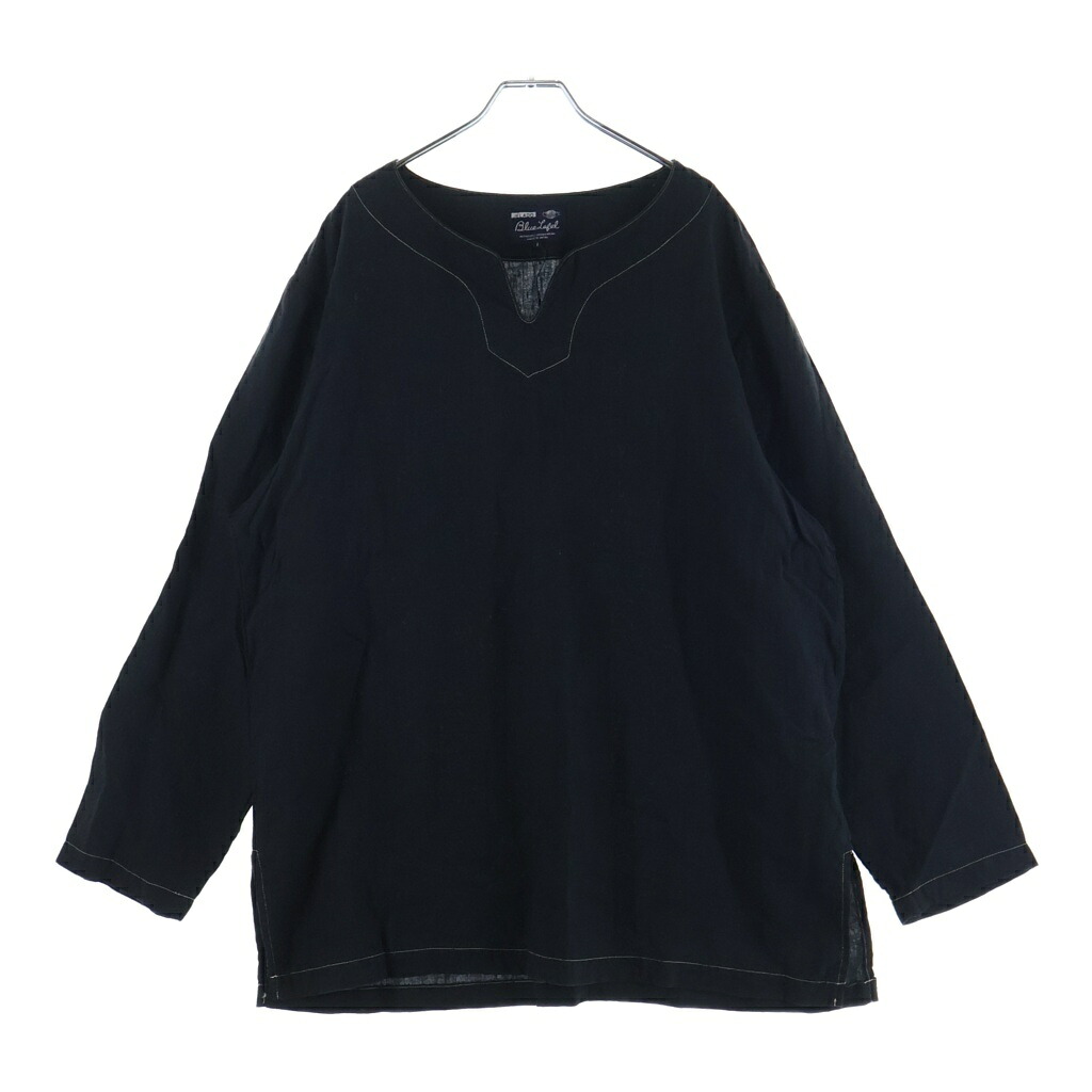 JELADO(ジェラード) サイズ:XXL BLUE LABEL Sleeping Shirt ブルーレーベル リネン スリーピング 長袖シャツ ブラック BL02104【新古品/中古】【程度S】【カラーブラック】【オンライン限定商品】｜ブランド買取・販売　BRING 10,323円