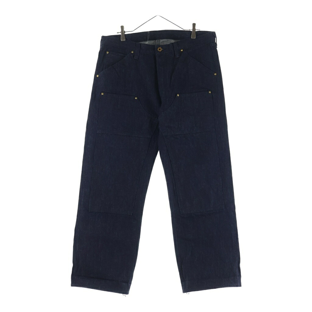 TROPHY CLOTHING(トロフィークロージング) サイズ:38 1706 W Knee Garage Denim Pants ダブルニー ガレージ デニム ワークパンツ インディゴ【中古】【程度B】【カラーブルー】【オンライン限定商品】｜ブランド買取・販売　BRING 19,660円