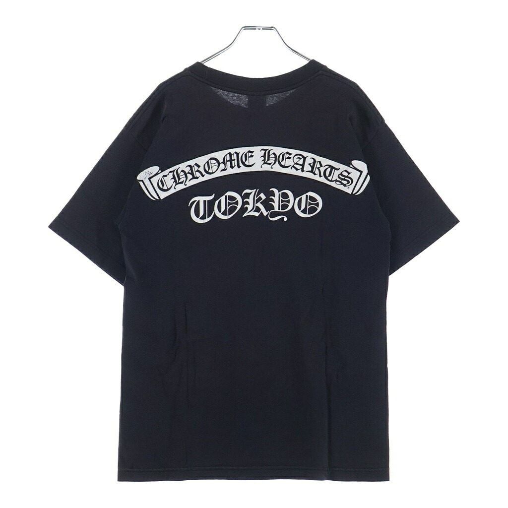 CHROME HEARTS(クロムハーツ) サイズ:M OLD S/S オールド ヴァインダガー 東京限定バックスクロールラベルプリント 半袖Tシャツ【中古】【程度B】【カラーブラック】【取扱店舗BRING WASTE_NOT】｜ブランド買取・販売　BRING