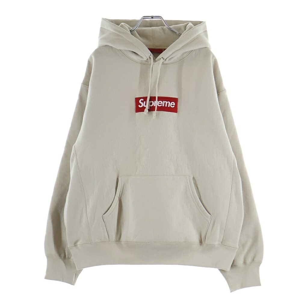 SUPREME(シュプリーム) サイズ:M 24AW Box Logo Hooded Sweat Shirt ボックスロゴ プルオーバースウェットパーカー ベージュ【中古】【程度A】【カラーベージュ】【オンライン限定商品】｜ブランド買取・販売　BRING