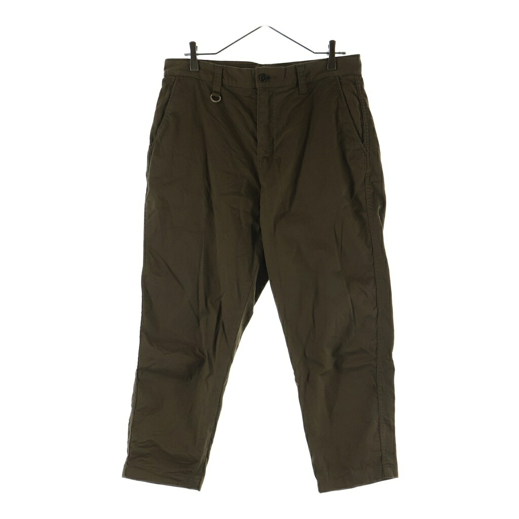 SOPHNET.(ソフネット) サイズ:3 25AW COTTON STRETCH TWILL TAPERED CROPPED PANTS コットン ストレッチ ツイル クロップド テーパードパンツ カーキ SPNT-252059【中古】【程度B】【カラーカーキ】【オンライン限定商品】|ブランド買取・販売 BRING