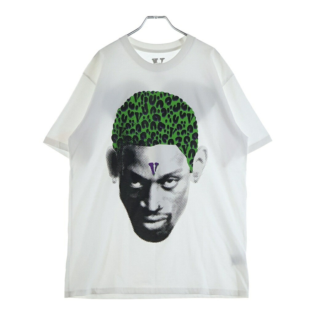 VLONE(ヴィーロン) サイズ:L Rodman Cheetah T-shirt デニスロッドマン ヒョウ柄 半袖Tシャツ カットソー ホワイト【中古】【程度A】【カラーホワイト】【取扱店舗BRING WASTE_NOT】|ブランド買取・販売 BRING