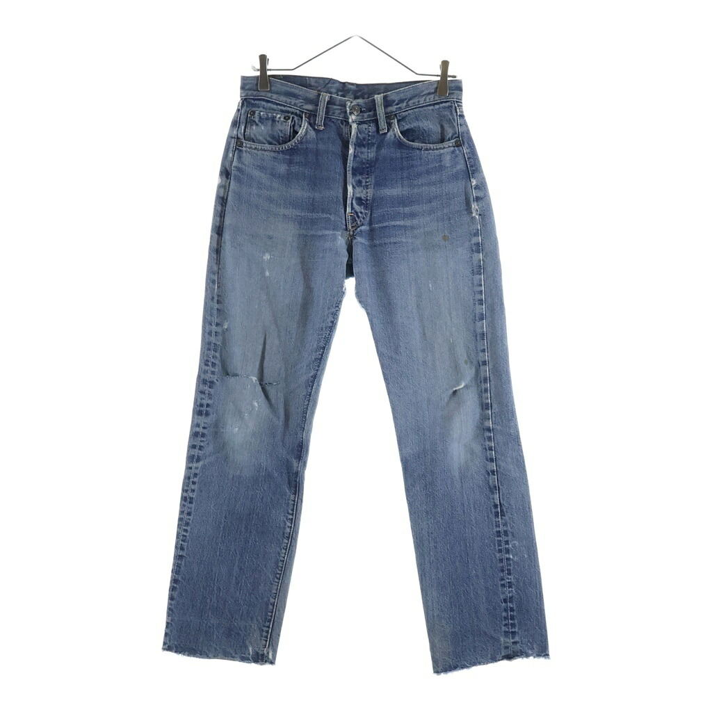 Levi's(リーバイス) サイズ:実寸W29/L29 70S BIG E 後期 フライボタン裏刻印E 足長R 並行ステッチ レインボーステッチ デニムパンツ インディゴ【中古】【程度B】【カラーブルー】【取扱店舗BRING福岡天神店】|ブランド買取・販売 BRING