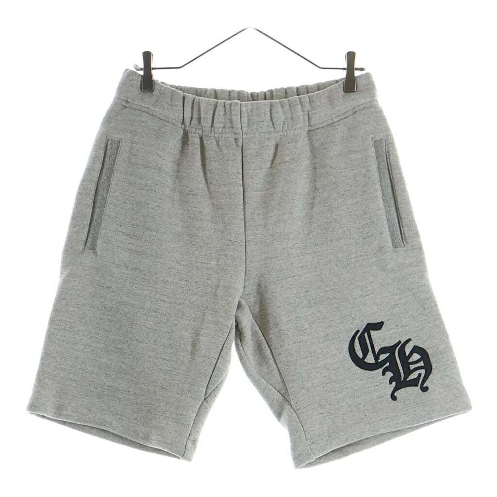 CHROME HEARTS(クロムハーツ) サイズ:M Y NOT CH Applique Embroidery Sweat Half Pants ワイノット CHアップリケ スウェット ハーフパンツ グレー【新古品/中古】【程度S】【カラーグレー】【取扱店舗BRING仙台店】|ブランド買取・販売 BRING