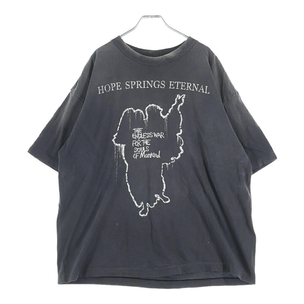 SAINT MICHAEL(セントマイケル) サイズ:XL SS TEE HOPE SPRING ホープスプリング ヴィンテージ加工 クルーネック半袖Tシャツ カットソー グレー SM-HR8-0000-006【新古品/中古】【程度S】【カラーグレー】【取扱店舗BRING大宮店】|ブランド買取・販売 BRING