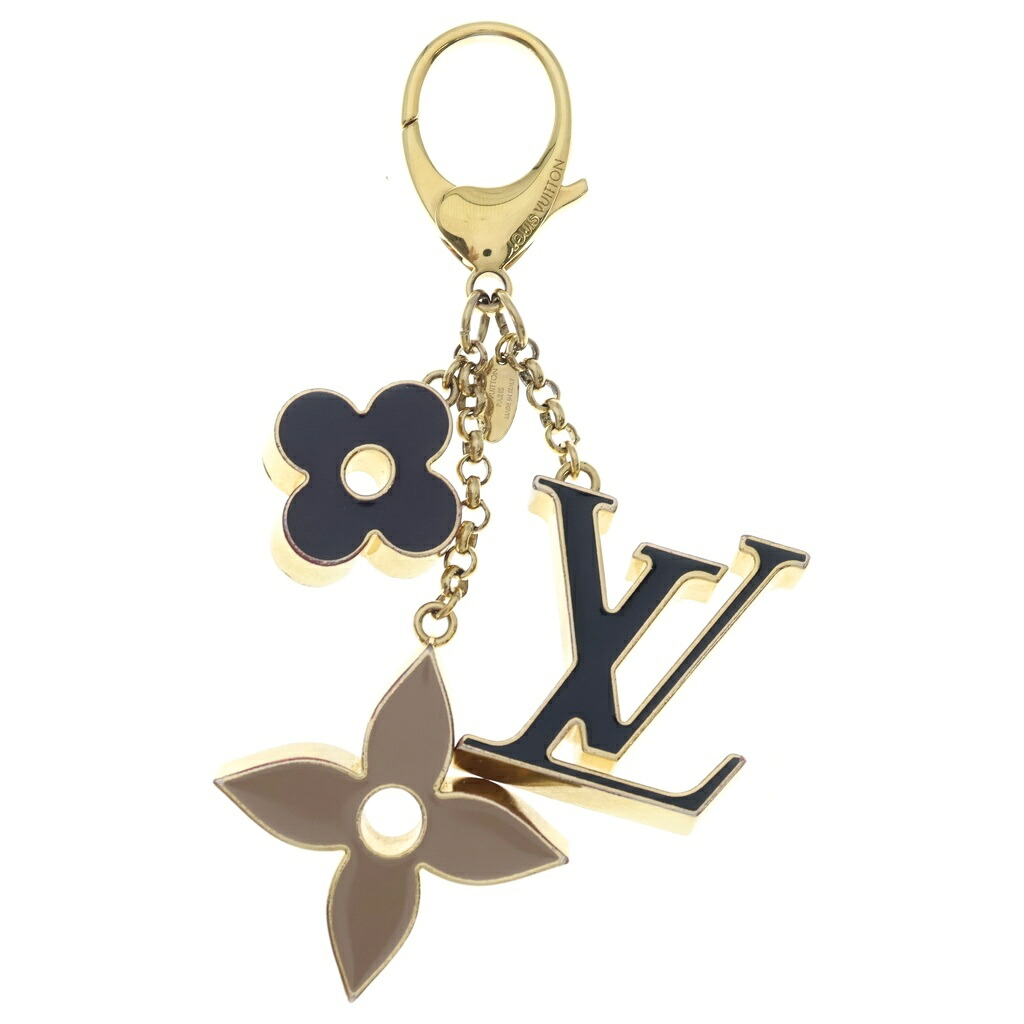 LOUIS VUITTON(ルイヴィトン) バッグ チャーム フルール ドゥ モノグラム キーホルダー ゴールド M67119【中古】【程度B】【カラーゴールド】【取扱店舗BRING心斎橋店】｜ブランド買取・販売　BRING
