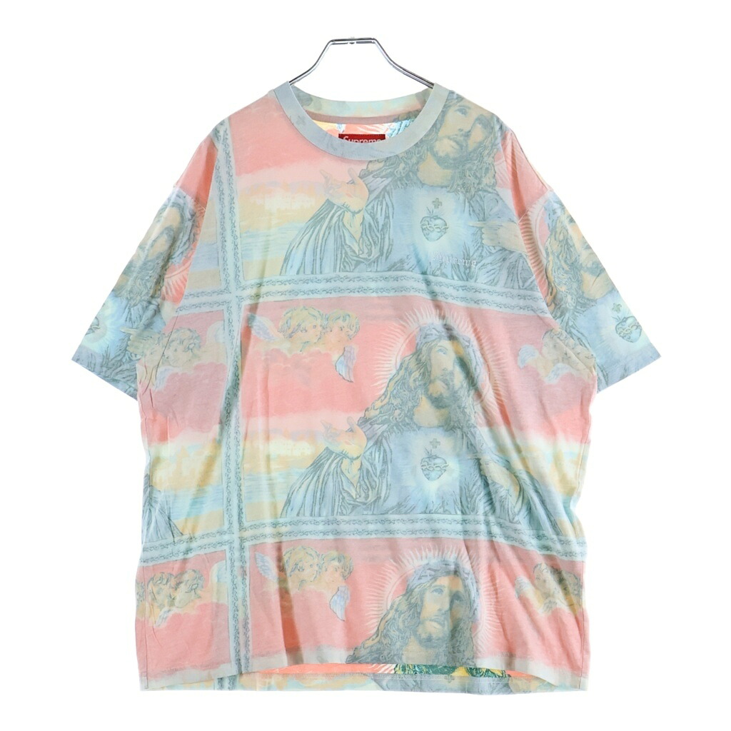 SUPREME(シュプリーム) サイズ:L 25AW Jesus S/S Top ジーザス 総柄 クルーネック半袖Tシャツ カットソー マルチカラー【中古】【程度A】【カラーマルチカラー】【取扱店舗BRING仙台店】|ブランド買取・販売 BRING