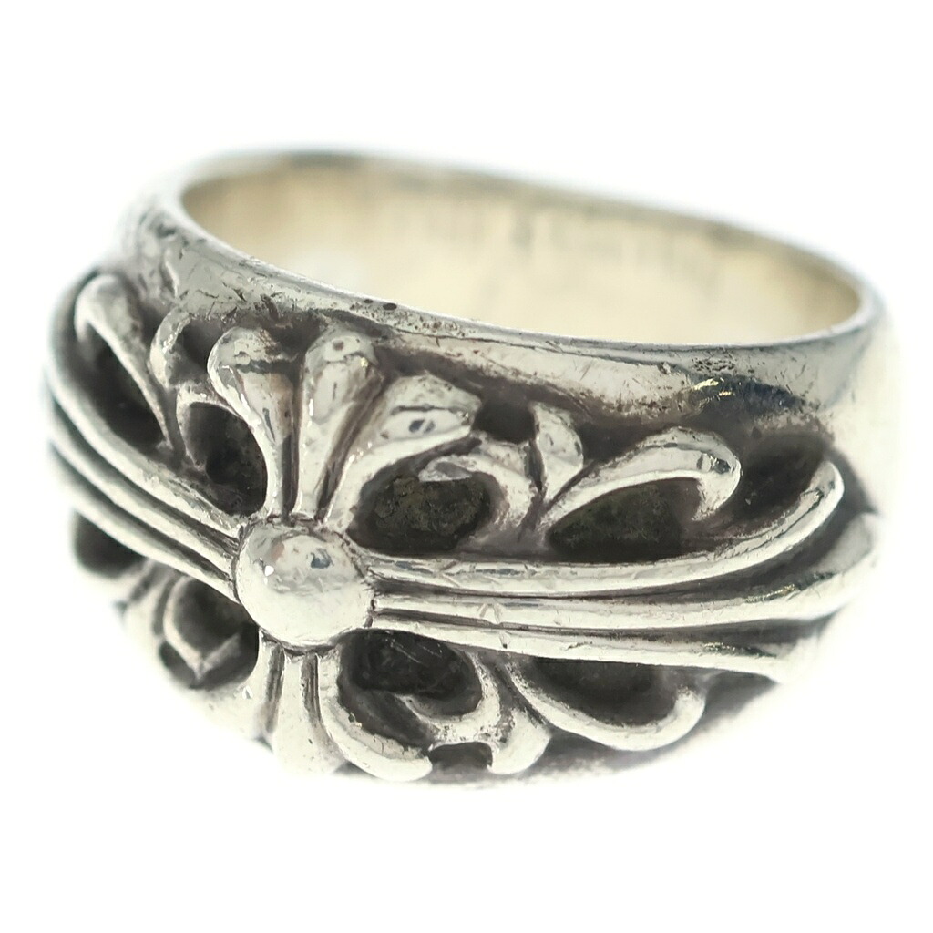 CHROME HEARTS(クロムハーツ) サイズ:17.0号 FLRL CRS フローラルクロス リング シルバー BCA346【中古】【程度B】【カラーシルバー】【取扱店舗BRING梅田茶屋町店】|ブランド買取・販売 BRING