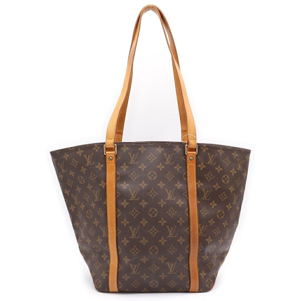 LOUIS VUITTON(ルイヴィトン) モノグラム サックショッピング トートバッグ ハンドバッグ ブラウン PVCレザー M51109 ゴールド金具【中古】【程度B】【カラーブラウン】【取扱店舗原宿】|ブランド買取・販売 BRING