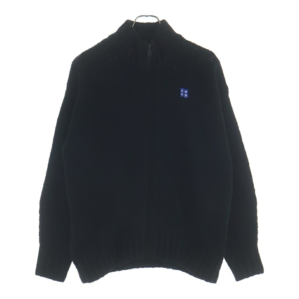 ADER ERROR(アーダーエラー) サイズ:XS Sig BL Tag knit zip-up 01 ニット ジップアップ ブラック BO42FYKT0703BK【中古】【程度B】【カラーブラック】【オンライン限定商品】｜ブランド買取・販売　BRING 13,153円
