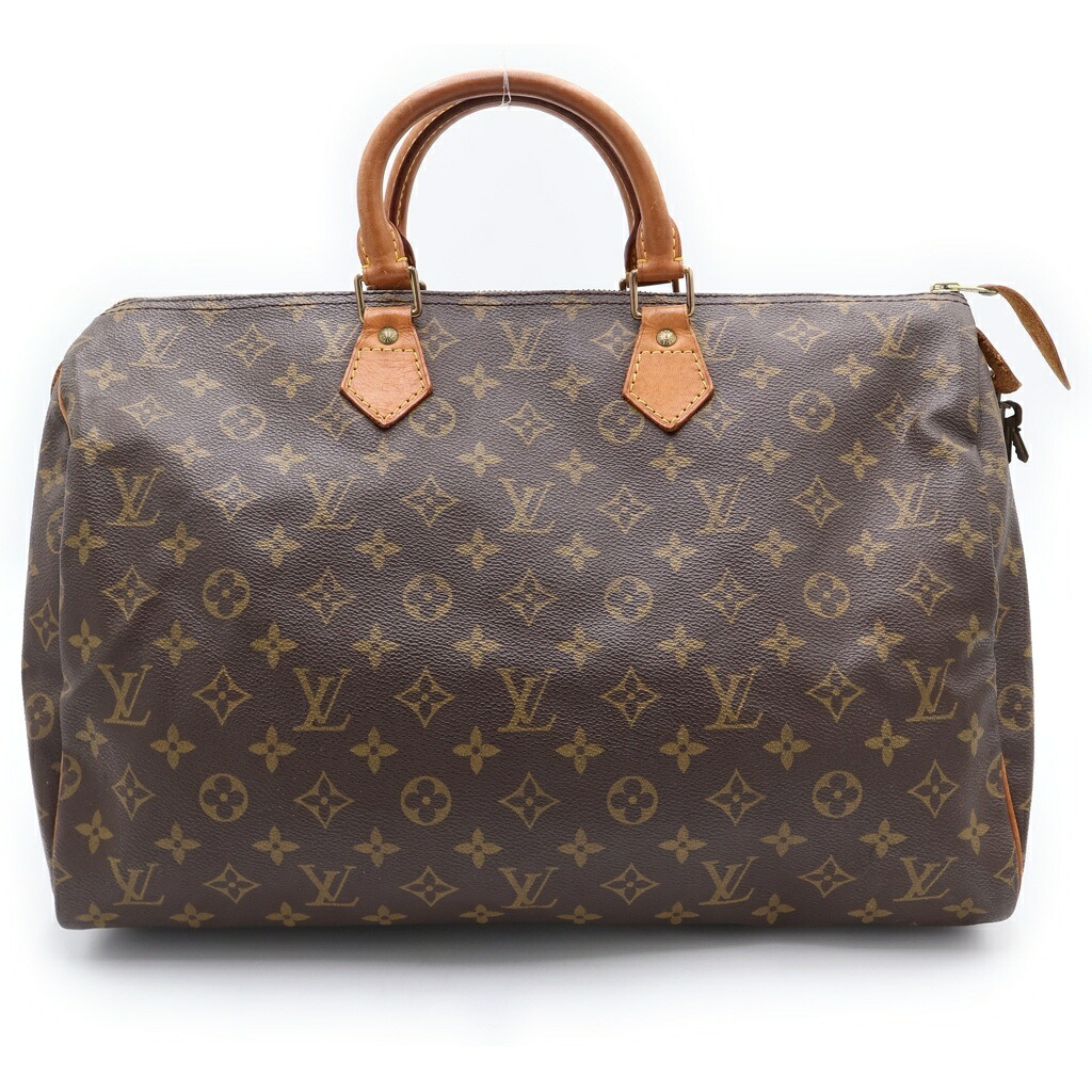 LOUIS VUITTON(ルイヴィトン) サイズ:- モノグラム スピーディ40 ハンドバッグ ボストンバッグ ブラウン レザー×PVC M41522 ゴールド金具【中古】【程度B】【カラーブラウン】【取扱店舗BRING心斎橋店】|ブランド買取・販売 BRING