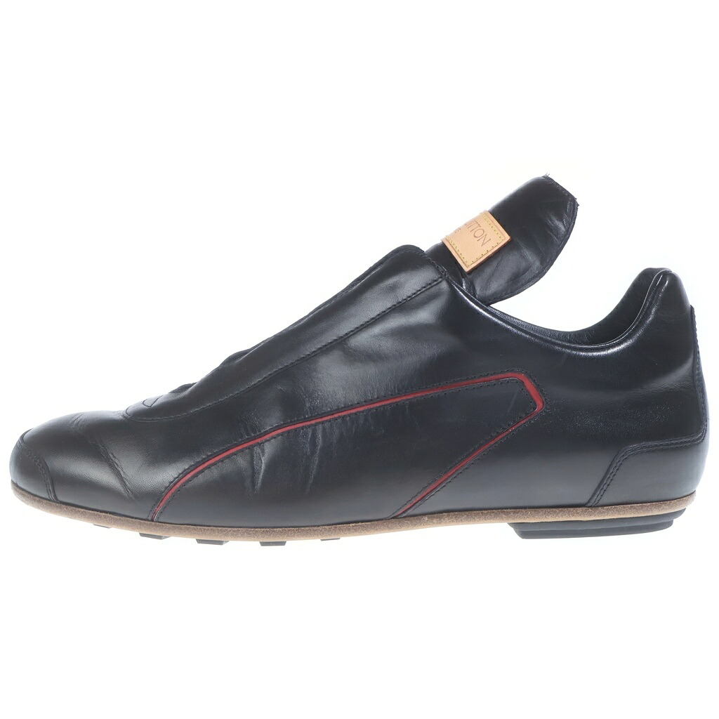 LOUIS VUITTON(ルイヴィトン) サイズ:8 ■ドライビングシューズ スニーカー ブラック レザー #8【中古】【程度B】【カラーブラック】【オンライン限定商品】|ブランド買取・販売 BRING