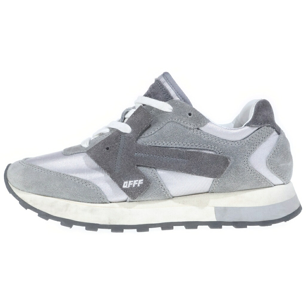 OFF-WHITE(オフホワイト) サイズ:38 ローカットスニーカー グレー スエード #38【中古】【程度B】【カラーグレー】【オンライン限定商品】｜ブランド買取・販売　BRING