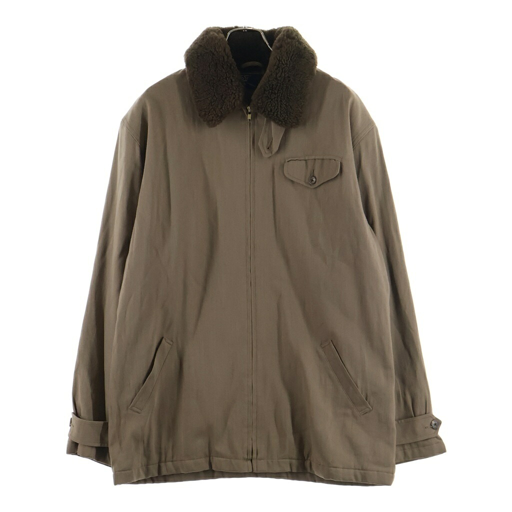 POLO RALPH LAUREN(ポロラルフローレン) サイズ:M FUR COLLAR SPORTS JACKET 襟ファー スポーツジャケット ベージュ【中古】【程度B】【カラーベージュ】【オンライン限定商品】|ブランド買取・販売 BRING