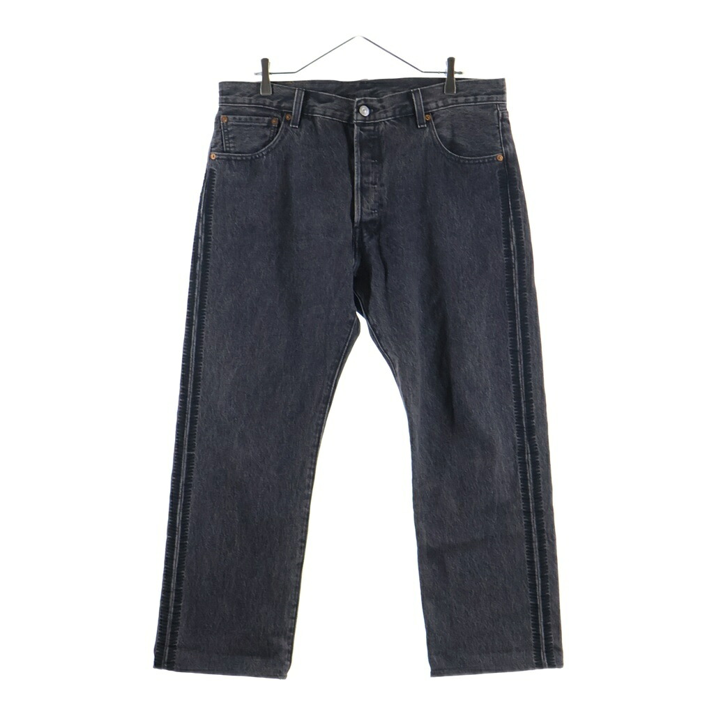 Levi's(リーバイス) サイズ:36/32 ×UNDERCOVER 501 Giza アンダーカバー ギザ サイドステッチ デニムパンツ【中古】【程度B】【カラーブラック】【オンライン限定商品】|ブランド買取・販売 BRING