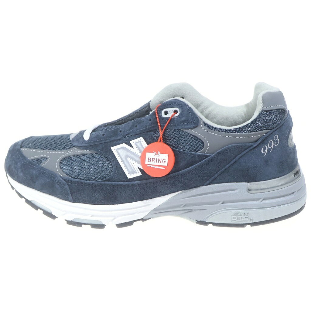 New Balance(ニューバランス) サイズ:26.0cm MR993NV スウェード メッシュ ローカットスニーカー ネイビー US8/26.0cm【中古】【程度A】【カラーネイビー】【取扱店舗BRING横浜ビブレ店】｜ブランド買取・販売　BRING