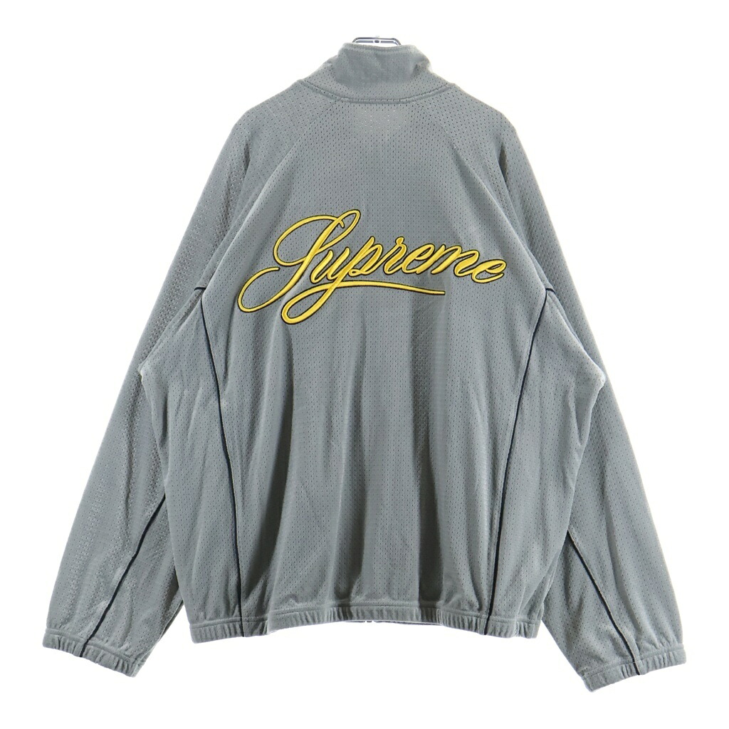 SUPREME(シュプリーム) サイズ:XXL 26SS VELOUR MESH TRACK JACKET ベロアメッシュ トラックジャケット グレー【新古品/中古】【程度S】【カラーグレー】【取扱店舗BRING WASTE_NOT】|ブランド買取・販売 BRING