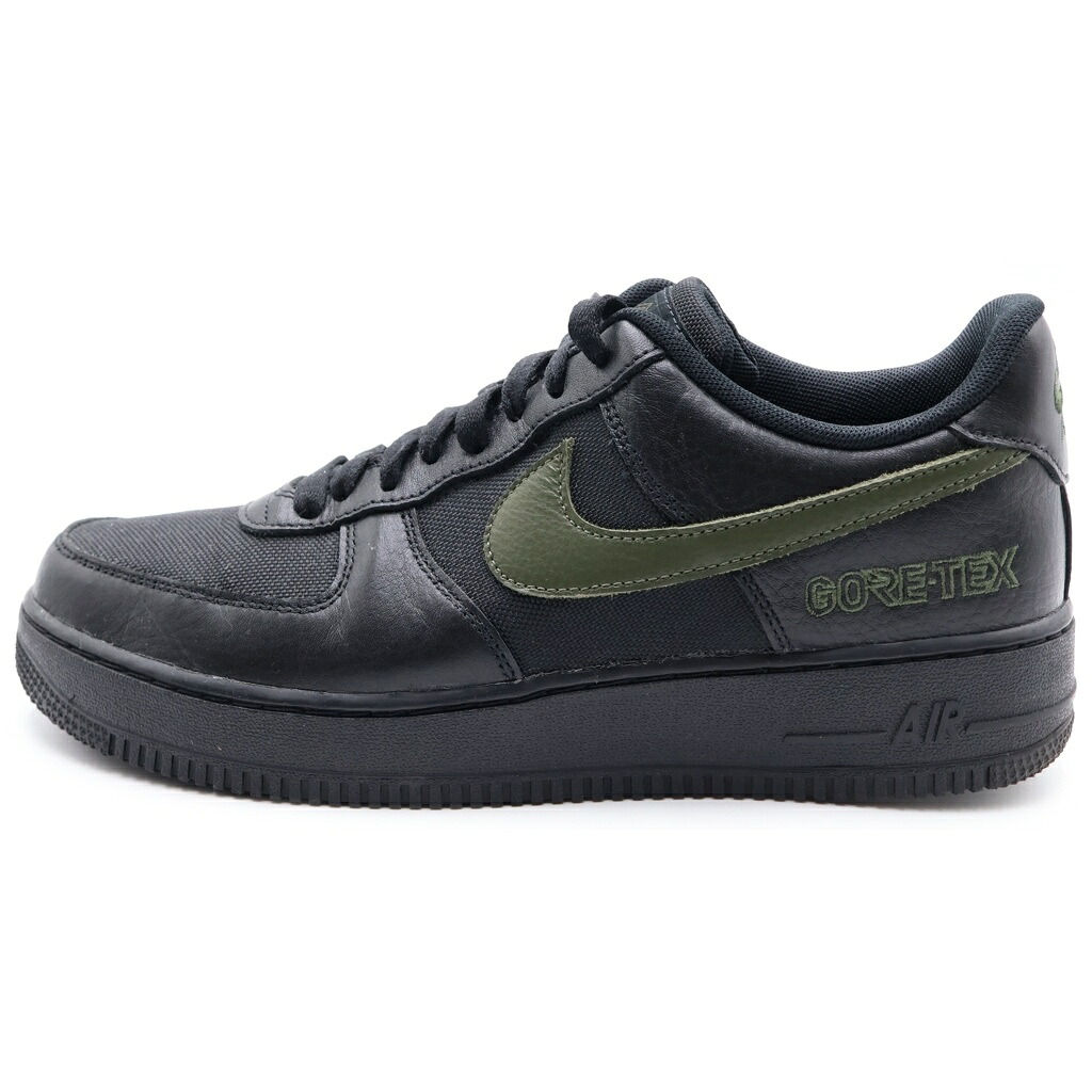 NIKE(ナイキ) サイズ:US9.5/27.5cm AIR FORCE 1 LOW GORE-TEX BLACK CARGO KHAKI HV3959-010 エアフォース1 ゴアテックス ローカットスニーカー ブラック US9.5/27.5cm【新古品/中古】【程度S】【カラーブラック】【オンライン限定商品】｜ブランド買取・販売　BRING