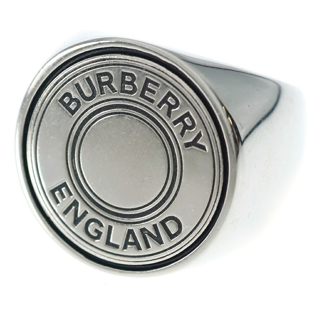 BURBERRY(バーバリー) サイズ:16.0号 ラウンド ロゴ シグネット リング 1856 シルバー【中古】【程度B】【カラーシルバー】【取扱店舗BRING横浜ビブレ店】|ブランド買取・販売 BRING