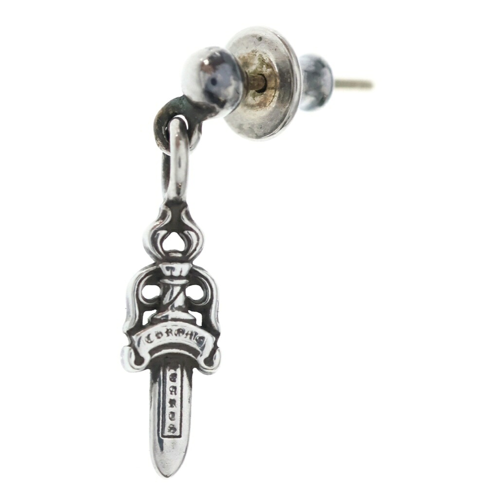 CHROME HEARTS(クロムハーツ) DRP STCK DGGR スタックダガードロップ シルバーピアス【中古】【程度B】【カラーシルバー】【取扱店舗BRING札幌店】｜ブランド買取・販売　BRING