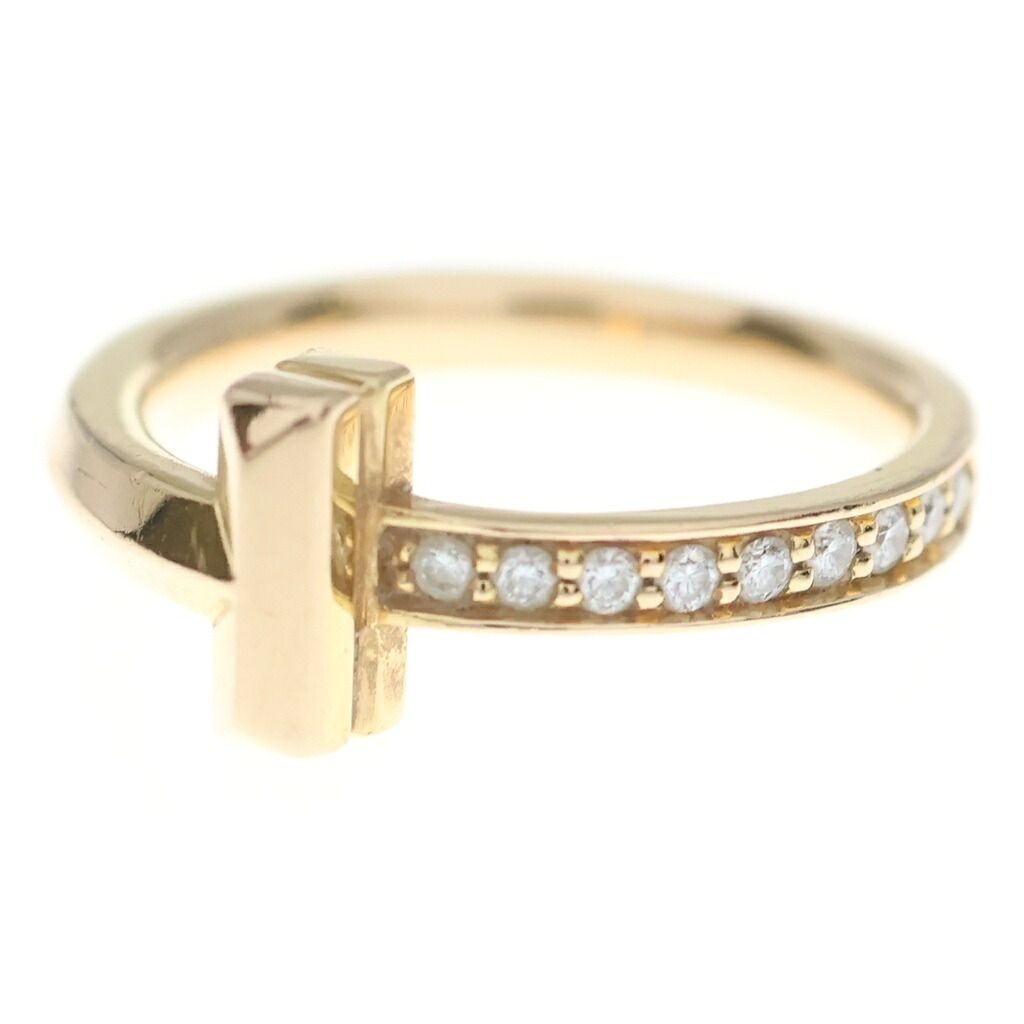 TIFFANY & Co.(ティファニー) サイズ:5号 Tワン ナロー ダイヤ リング 指輪 イエローゴールド【中古】【程度B】【カラーイエロー】【取扱店舗BRING心斎橋店】｜ブランド買取・販売　BRING