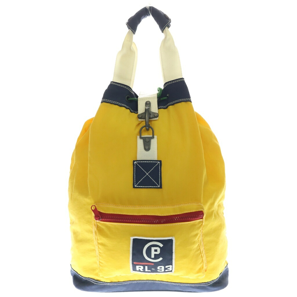 LAUREN RALPH LAUREN(ローレンラルフローレン) 93s RL-93 Old Backpack オールド バックパック マルチカラー【中古】【程度B】【カラーマルチカラー】【取扱店舗AWESOME高円寺店】｜ブランド買取・販売　BRING